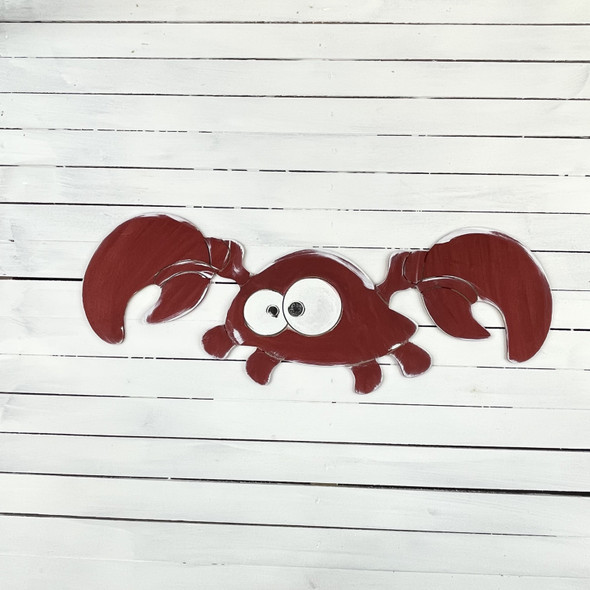 Crab Cutout, Unfinished Craft, Paint by Line