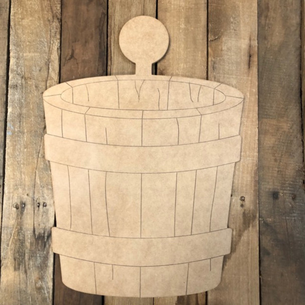 Barrel for 24'' Seasonal Kit Wood Cutout, Shape, Paint by Line