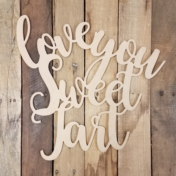 Love You Sweet Tart King Basil Connected Unfinished Word