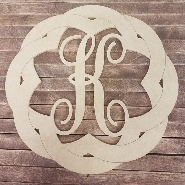 Buy Unfinished Square Monogram Unfinished Wooden Letter Craft