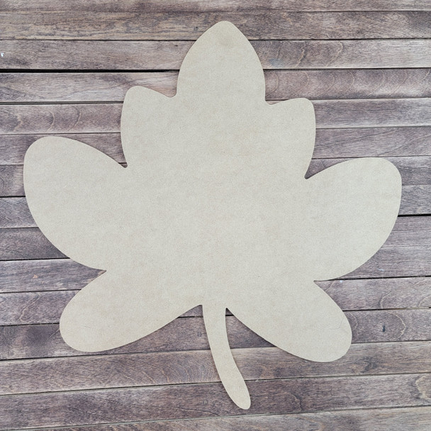 Nature Leaf Shape, Wood Craft Cutout Paintable MDF Craft