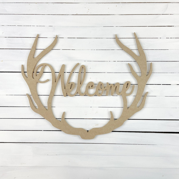 Welcome Antler Unfinished