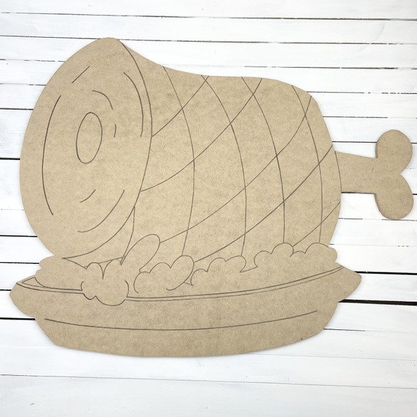 Unfinished Holiday Ham