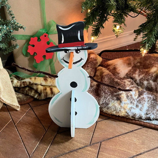 Build A Snowman, Unfinished Snowman Set, MDF Craft Set