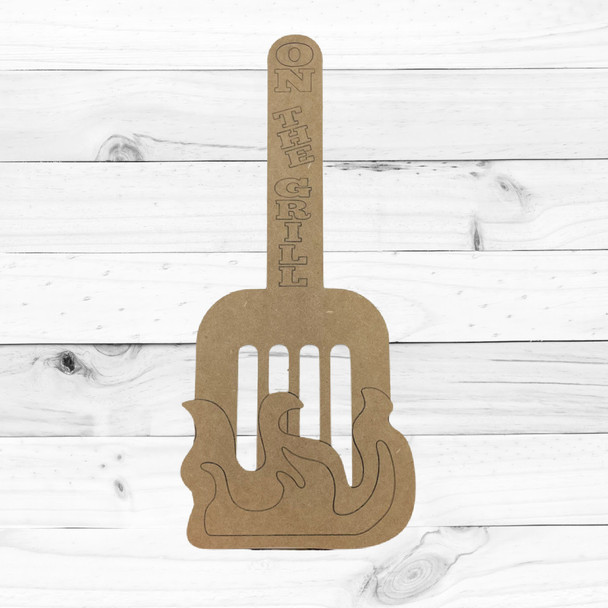 Unfinished Grill Spatula
