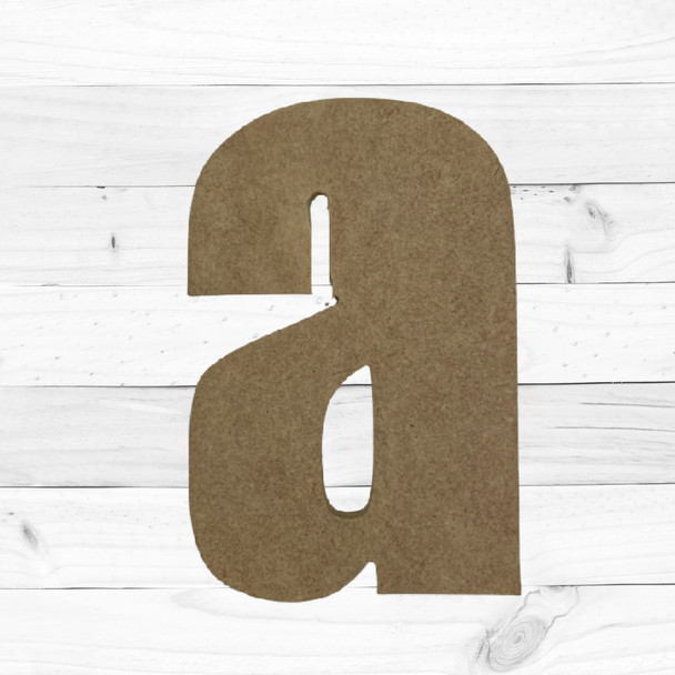 Impact Lowercase, Uppercase Unfinished Craft Wooden Letters