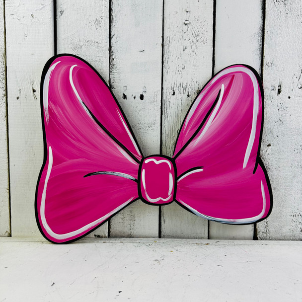 Big Hairbow,  Kids Craft Shape, Paint By Line, Unfinished Craft Shape