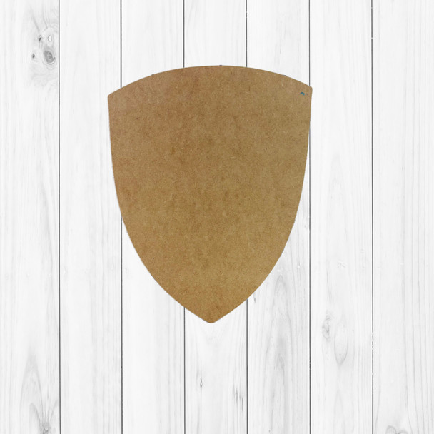 Shield, Kids Shape, Unfinished Wood Craft Shape