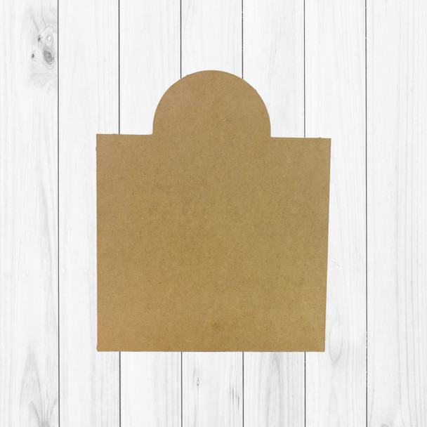 Door Name Plate, Unfinished Cutout, Wooden Shape, Paintable Wooden MDF