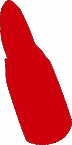 New York Lipstick Unfinished Cutout, Wooden Shape, Paintable Wooden MDF