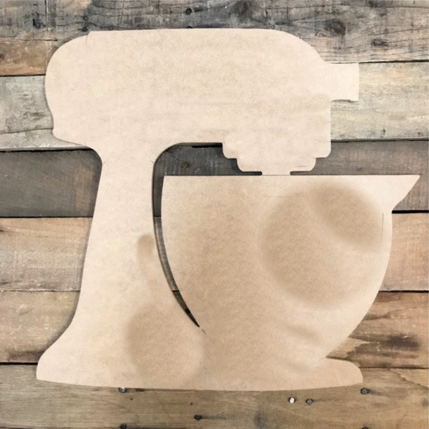 Standing Mixer Cutout, Unfinished Craft