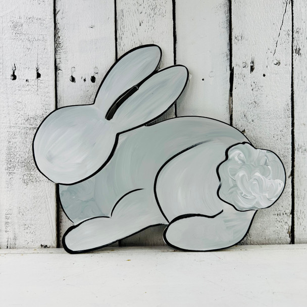 Bunny Unfinished Cutout, Wooden Shape, Paintable Wooden MDF DIY Craft