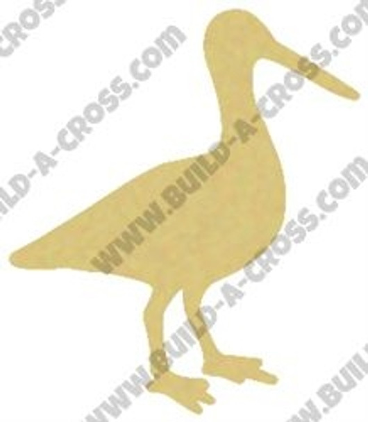 Egret Unfinished Cutout, Wooden Shape, Paintable Wooden MDF DIY Craft