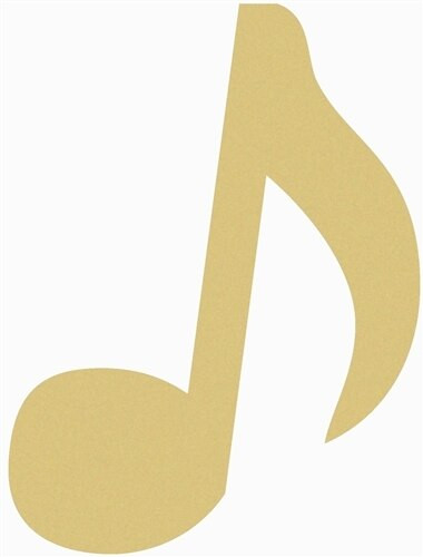 Shop Online Wooden Shape Music Note Eighth Note Cutouts