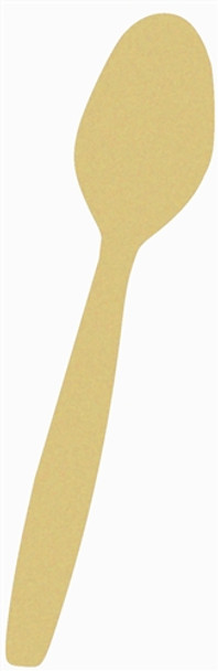 Spoon Unfinished Cutout, Wooden Shape, Paintable Wooden MDF