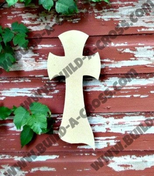 Cross 18 Unfinished Wooden Paint-able Wall Hanging Stackable