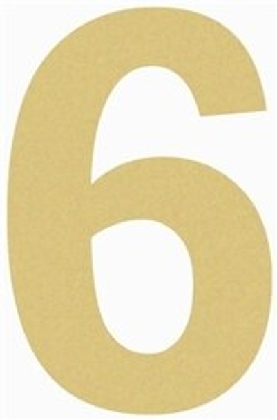 Unfinished Wooden Rockwell Numbers Paintable Cutout-6