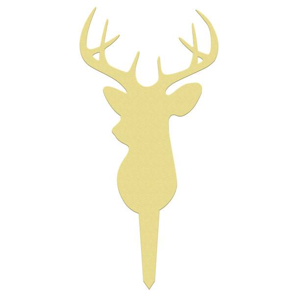 Unfinished outdoor DIY wooden yard art pattern 8 point buck sign