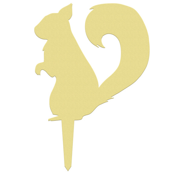 Unfinished outdoor DIY wooden yard art pattern squirel sign