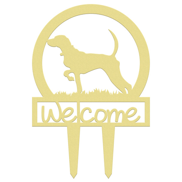 Unfinished outdoor welcome DIY wooden yard art pattern bird dog sportsman sign