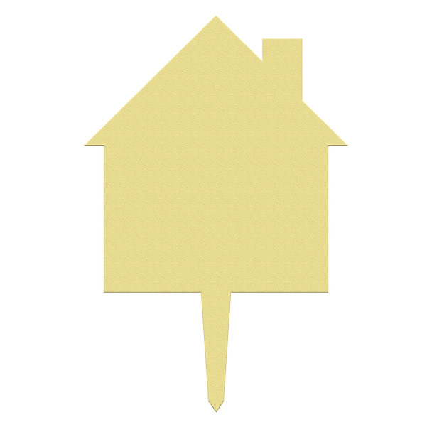 Unfinished outdoor DIY wooden yard art pattern house sign