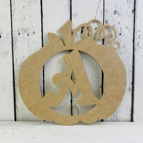 Unfinished Pumpkin Frame