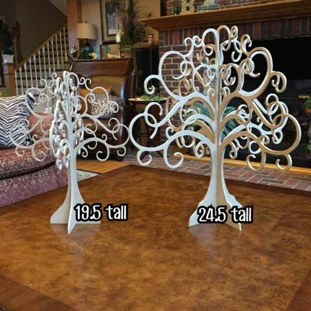 Free Standing Tree of Life, Mantle Decor, Centerpiece Unfinished MDF
