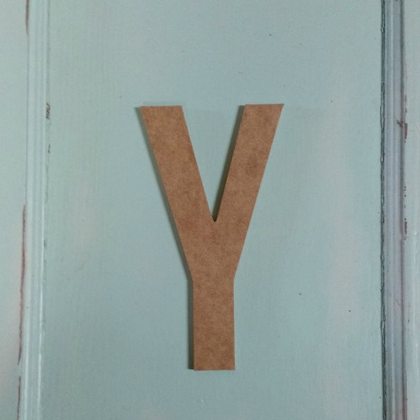 Unfinished Wooden Alphabet Letter Wall Decor Bebas Neue Unpainted