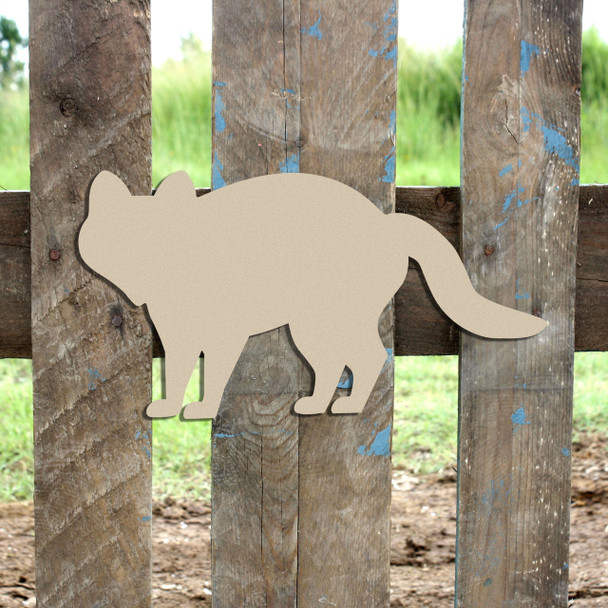 Woodland Fox, Unfinished Cutout, Wooden Shape,  Paintable MDF DIY