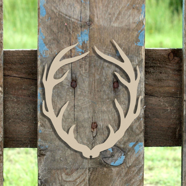 Skinny Antlers  Wooden (MDF) Cutout - Unfinished  DIY Craft