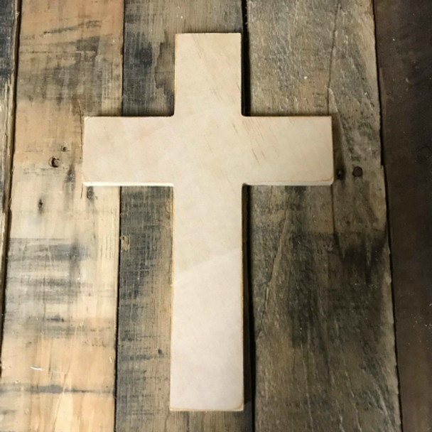 Wooden Cross, Unpainted Wooden Wall Craft, VBS Pine (43)