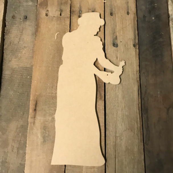 Wise Man Cutout, Wooden Paintable Shape