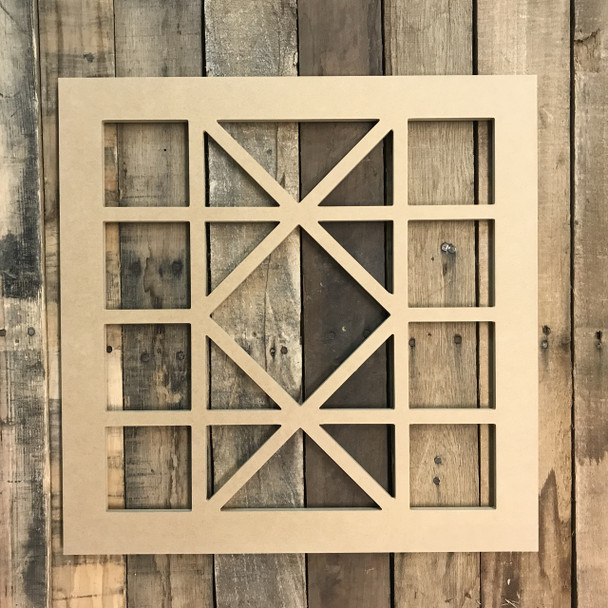Unfinished Wall Wood Cathedral Arch Window Decor,  Wooden Cutout Craft