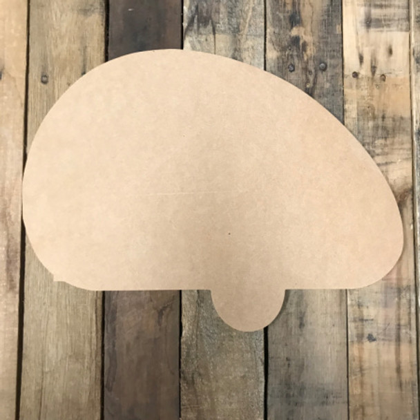 Rounded Camper, Unfinished Cutout, Craft Wood Shape