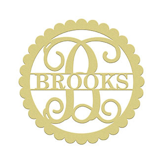 Circle Established Year Vine Wooden Frame Name Build A Cross