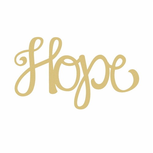 【段ボールペイント】Do you have words to leave? Buy Wooden Connected Curly Word Hope, Alphabet Paintable DIY