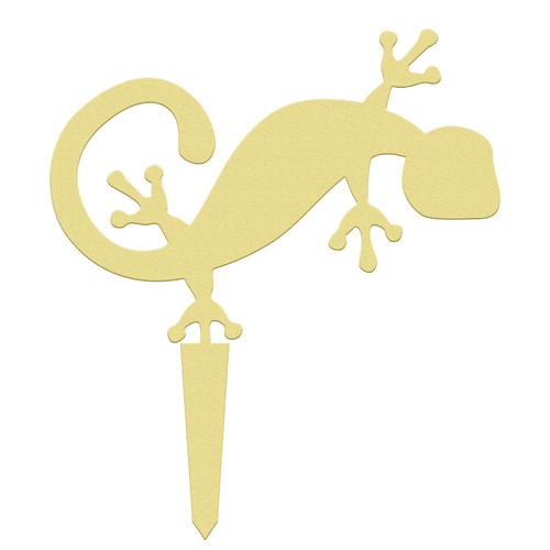 Gecko Sign | Unfinished Yard Art Pattern | Build-A-Cross