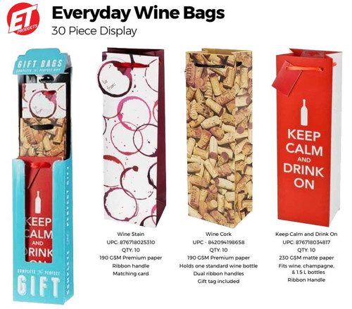 Everyday Wine Bags 30pc