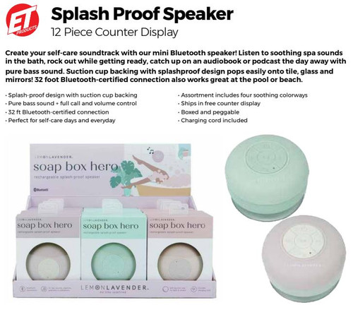 Splash Proof Speaker 12pc