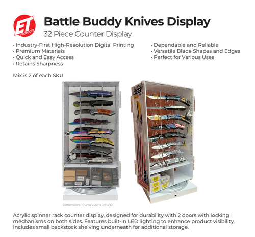 Battle Buddy Knives Display