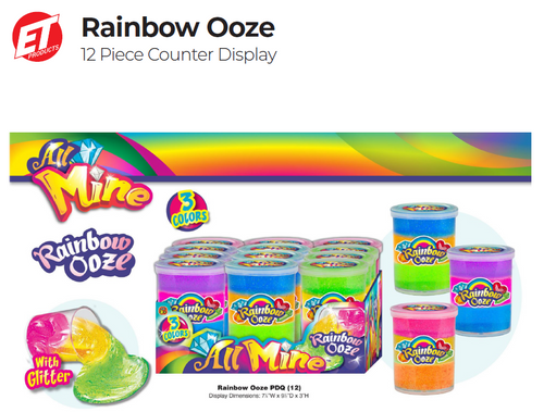 Rainbow Ooze - 12ct Display Rainbow Ooze - 12ct Display