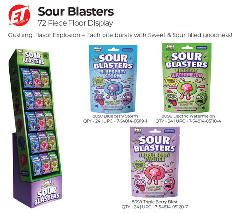 Sour Blasters - 72ct