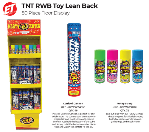 TNT RWB Toy Lean Back - 80ct