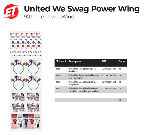 United We Swag Power Wing - 90ct