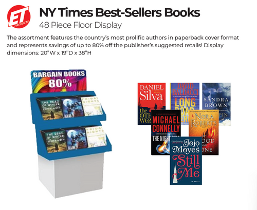 NY Times Best-Sellers Books - 48ct