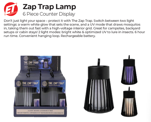 Zap Trap Lamp - 6ct