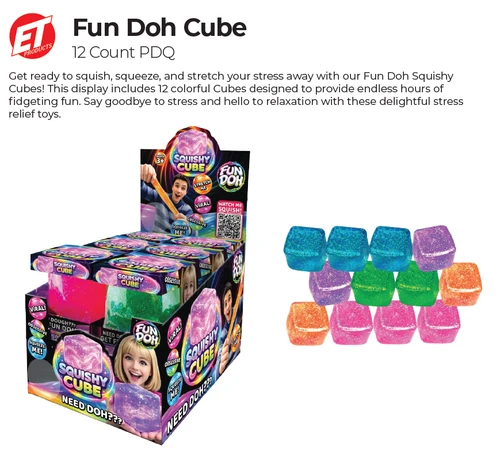 Fun Doh Cube - 12ct