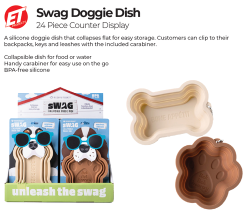 Swag Doggie Dish - 24ct