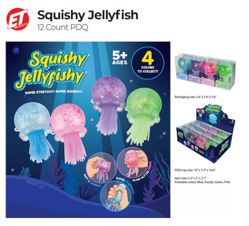 Squishy Jellyfish - 12ct