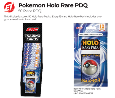 Pokemon Holo Rare PDQ - 50ct Pokemon Holo Rare PDQ - 50ct